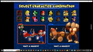 Mario Kart Double Dash GCN 2 PlayerGameRJsMarioLuigivsSistersDonkeyKongDiddyKong SpecialCup [upl. by Annaerda]