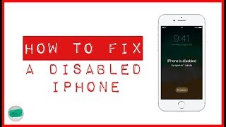 How To Fix iPhone is disabled connect to itunes [upl. by Hardigg]