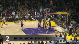 Lamar Odom Dribbles Inbounds [upl. by Einahc523]