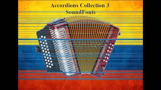 Acordeones Collection 3 SoundFonts Acordeon Colombia SF2 [upl. by Anwahsit]