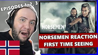 Norsemen Episodes 1 2 amp 3 Season 1 Reaction PiP Watch Along  First Time Seeing 🇳🇴 [upl. by Ahsead466]