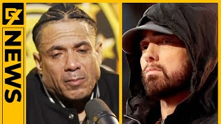 Benzino Cries While Talking About Eminem During Drunken Interview Moment [upl. by Terrab324]