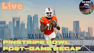 Pinstripe Bowl PostGame Canes Vs Rutgers [upl. by Ellis]