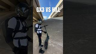 Hill test on the GOTRAX GX3 electric scooter [upl. by Onitram79]