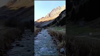 The River of PRALOGNAN in the foot of the mountain VANOISE franceadventure adventureandrelaxation [upl. by Inajar]