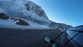 Henningsvaer to Leknes  Winter Drive Lofoten [upl. by Hamaso923]