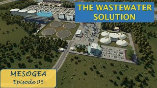 Water Treatment PlantWastewater  Cities Skylines  MESOGEA 05 [upl. by Biel]