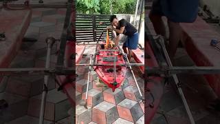 Dual propeller amp shaft for kayak pedal drive  12Build DIY CATAMARAN for boatlife 🛶⛵️ [upl. by Rossuck563]