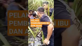 PROSES PENANGKAPAN PELAKU PEMBUNUHAN IBU DAN ANAK DIPALEMBANG [upl. by Nrevel]