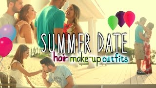 Get Ready with Us  Summer Date Night Hair Makeup  Outfit [upl. by Bartosch]