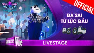 Lịm tim với ca khúc Đã Sai Từ Lúc Đầu của Bố Gấu  The Masked Singer Vietnam 2023 LiveStage [upl. by Eelrefinnej]