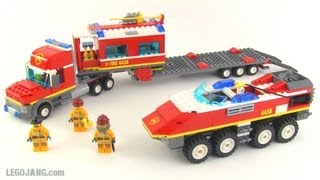 LEGO City 4430 Fire Transporter review [upl. by Ahsitnauq]