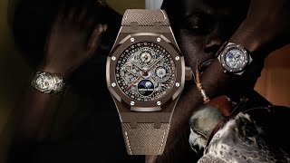 Travis Scott AP Royal Oak Perpetual Calendar Openworked ‘Cactus Jack’ LERefe 26585CMOOD301VE01 [upl. by Airetas967]