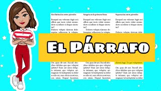 ✅El párrafo  Estructura Tipos Características Función 📝 [upl. by Eiromem]