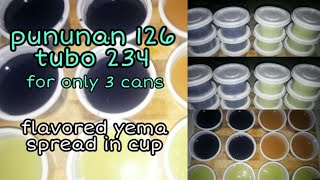 FLAVORED YEMA SPREAD IN A CUPSBUSINESS IDEA RECIPEone ingredients only [upl. by Elleinaj647]