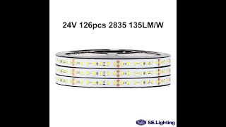 LED Strip Light 2835 126LEDs 135lmW 24V [upl. by Ayadahs]