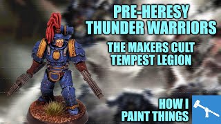 Before there was Heresy there was THUNDER Pre30k Ultramarines How I Paint Things [upl. by Majka]