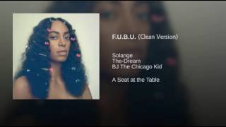 Solange  FUBU ft The Dream amp BJ The Chicago Kid Clean Version [upl. by Ipoillak512]