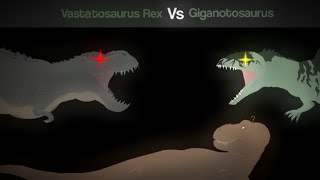 Vastatosaurus rex Vs Giganotosaurus [upl. by Caryn]