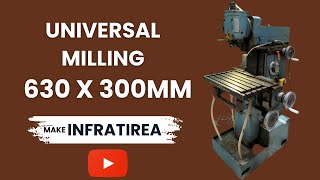 Universal Milling 630x300mm prowincorporation millingmachine usedmachinery [upl. by Ecirtaed]