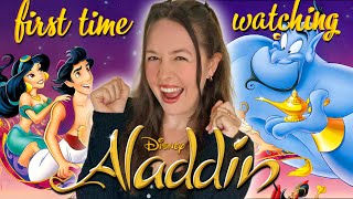 Australian Reacts to Aladdin 1992  First time watching [upl. by Dahsra229]