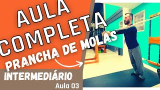 Aula Completa de Pilates na Prancha de Molas  Time Lapse Leia a descrição [upl. by Nodab]