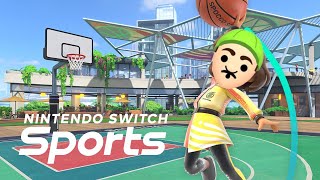 IM HOOPING nintendo switch sports basketball update [upl. by Holtz667]