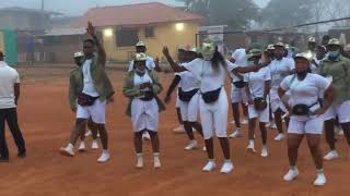 Morning MANOWAR Drill And Exercise  NYSC Orientation Camp  Best Time On The Parade Ground [upl. by Odnaloy131]