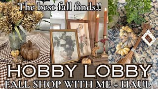 HOBBY LOBBY FALL 2024VINTAGE HOBBY LOBBY FALL DECORHOBBY LOBBY FALL DECOR HAUL 2024 [upl. by Atsilac]