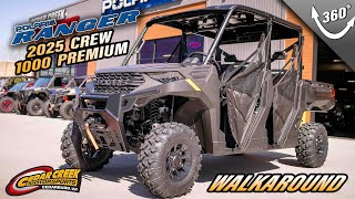 Walkaround  2025 Polaris® Ranger Crew 1000 Premium First Look [upl. by Reppep]