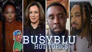 Janet Jackson talks Kamala More Diddy Lil Kevin talks The Braxtons  BBAMM 180  Hot Topics [upl. by Eiramnerual]