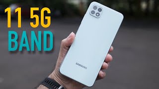 Samsung Galaxy A22 5G Review  5G guarantee with 11 bands [upl. by Georgine]