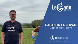 Depoimento LeGado  Cabanha Las Ervas  Júlio de CastilhosRS ILPNUTRIFLEX [upl. by Nelra]