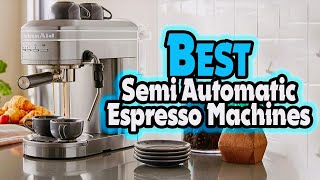 LAS 10 mejores Cafeteras SeMIAUTOMÁTICAS de EXPRESO [upl. by Breanne]