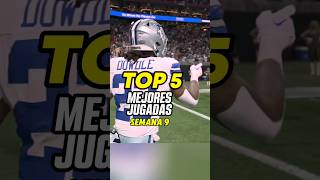 🔥Top 5 Mejores Jugadas de la Semana 9 en la NFL 2024 🏈 shorts [upl. by Aerbma353]