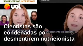 Cientistas são condenadas por desmentirem nutricionista que ligou diabetes a vermes [upl. by Uoliram]