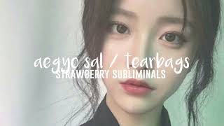 ♡ aegyo sal  tear bags subliminal ♡ [upl. by Alol493]