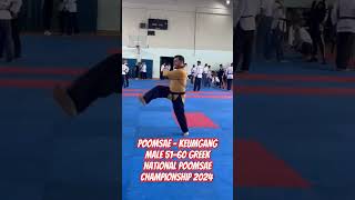 Keumgang Poomsae Male 5160 poomsae taekwondo [upl. by Asyl]