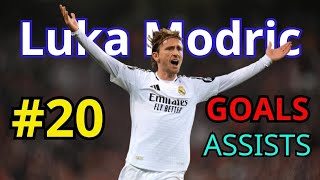 Top 20 Best Goals amp Assists of Luka Modric [upl. by Saidnac376]