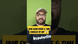 JAIIB Exam Venue amp Time Changed by IIBF jaiibexam [upl. by Jammie]