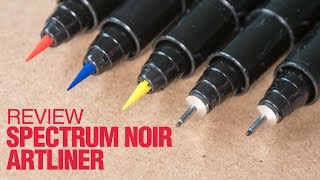 Review Spectrum Noir Artliner Pigmented Pens [upl. by Bergstein453]