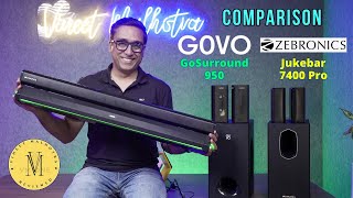 Govo GoSurround 950 vs Zebronics Jukebar 7400 Pro ⚡ Best Soundbar under 10000 ⚡ Best 51 Soundbar [upl. by Bremble]