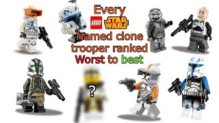 Every named Lego Clone trooper ranked Worst to Best [upl. by Adile]