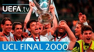 Real Madrid v Valencia  2000 UEFA Champions League final highlights [upl. by Sana222]