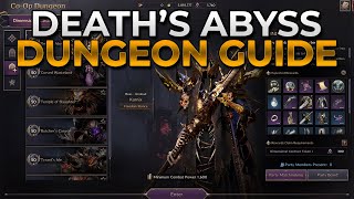 Deaths Abyss Full Dungeon Guide  Throne and Liberty [upl. by Esorylime]