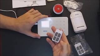 Review amp How To Set Up KERUI G18 Phone APP GSM Home Alarm Security System [upl. by Magnolia163]