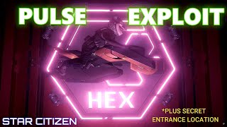 Star Citizen  Exploit Pulse Inside Grim Hex  Plus Secret Entrance [upl. by Aketahs]