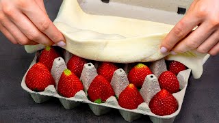 Dont rush to throw away the egg trays The perfect puff pastry dessert [upl. by Acirret]