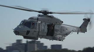 RNLAF NH90 Gevechtshelikopter DHC Luchtmacht in Actie Tijdens De Wereldhavendagen 2022 [upl. by Yseulta]