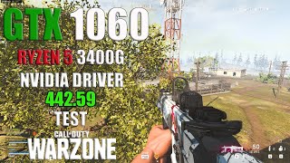 Call Of Duty  Warzone  NVIDIA DRIVER 44259 Test On GTX 1060 6GB [upl. by Corly]